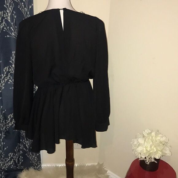 L’Atiste by Amy Semi-Sheer Peplum Blouse - Picture 4 of 7